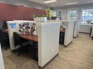 Before open space Tenant Improvement.