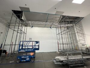 Scaffolding for Structural Purlin Replacement