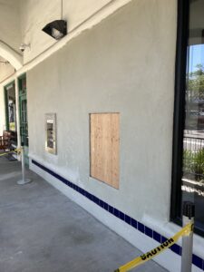 Repaired Stucco Wall